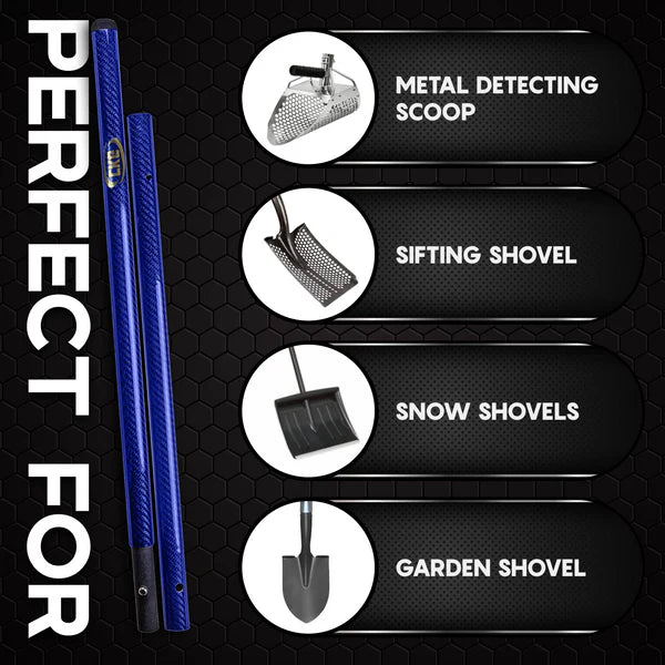 CKG Carbon Fibre Travel Handle Blue